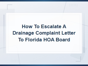 How to Escalate a Drainage Complaint to Your Hoa Board